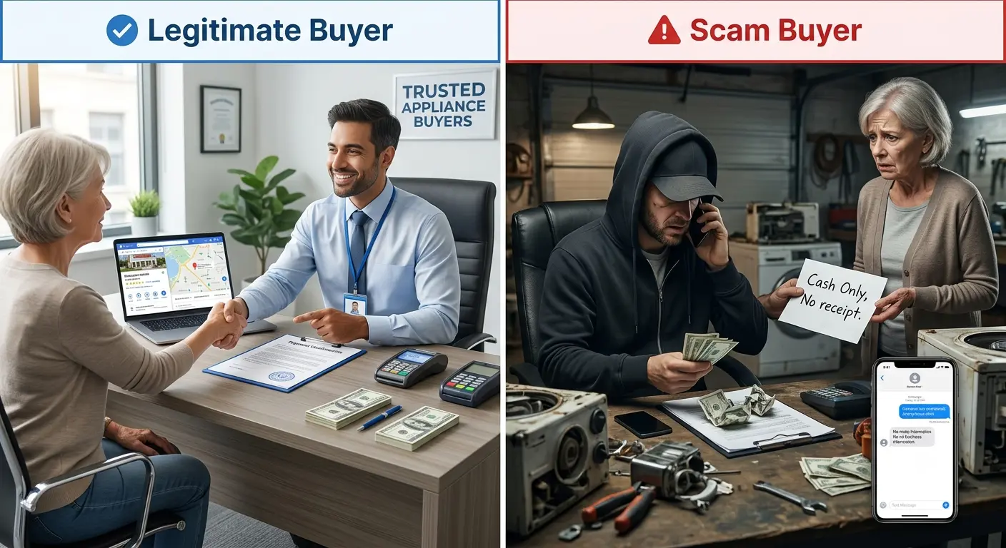 Avoid Scams Selling Used Refrigerator in Dubai